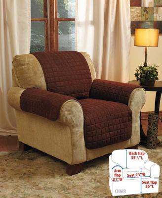 China Durable Customized Size Quilted Chair Cover for sale