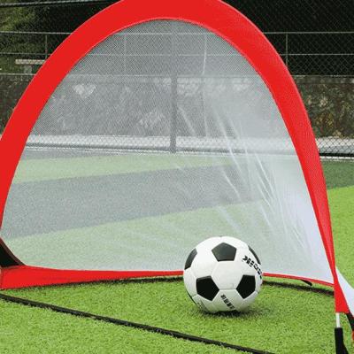 China Carry Easily Outdoor Sporty Folding Outdoor Small Portable Kids Soccer Goal Net In The Beach Door Set Folded Soccer Ball Door for sale