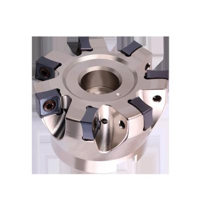 China Widely New Design Indexable Face Milling Cutter Tools 100Mm 45 Degrew CNC 100Mm Face Milling Cutter for sale