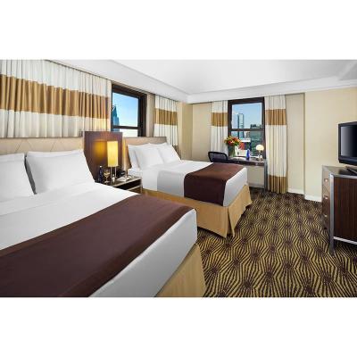 China Wyndham Modern Budget Hotel 5 Star Guest Room Furniture Custom Bedroom for sale