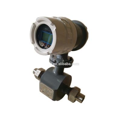 China SS316L Carbon Steel Acrylic Painted Tri Clamp Sanitary Electromagnetic Flow Meter for sale