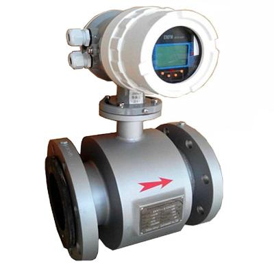 China DN10-3200 4-20ma Measuring Liquids Output Digital Electromagnetic Intelligent Chemical Water Flow Meter With Flange Electromagnetic Flowmeter for sale