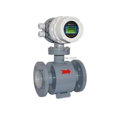 China DN50 Carbon Steel Flow Meter Acrylic Painted F46 High Temperature Electromagnetic Liner for sale