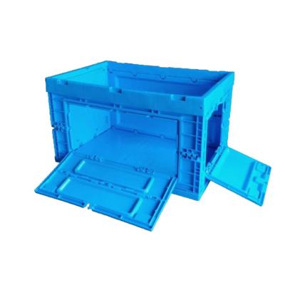 China Solid Box Plastic Box Turnover Box Logistics Case Folding Plastic Box With Lid for sale