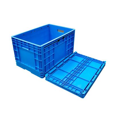 China Solid Box Warehouse Plastic Folding Box Containers Pallet Transport Pallet Box Packing Turnover Case for sale