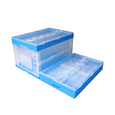 China Solid Foldable Folding Plastic Boxes Turnover Plastic Folding Box Cartons Plastic Case for sale