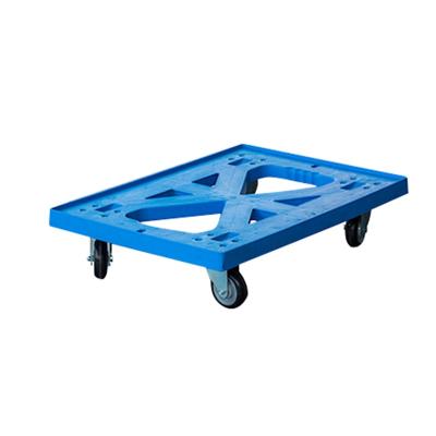 China Good Quality Strong Plastic Logistics Trolley Industrial Folding Trolley With Low Price for sale