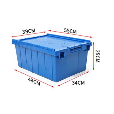 China Plastic Stackable Crates Divided Box Crates Solid Plastic Crates Plastic Storage for sale