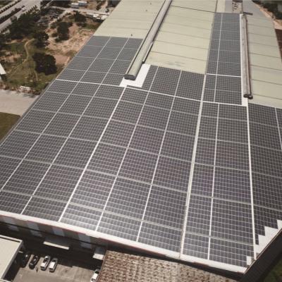 China Quick Installation Commercial On Grid Solar Power System With All Components And Free Design Service for sale