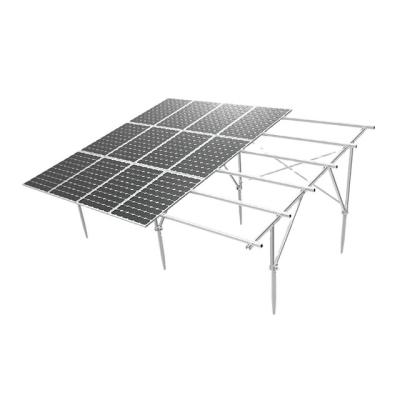 China QMS Adjustable Aluminum Earth Mounting System 5kw 10kw 20kw Solar System Bracket Structure for sale