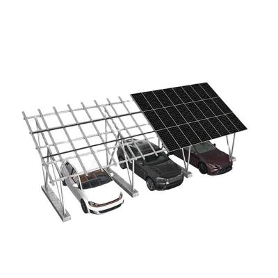 China Goomax Adjustable Solar Commercial Waterproof Aluminum Solar Parking Lot Support Structure Mounting Structure For Home for sale