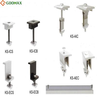 China Goomax Commercial Solar Mounting Hardware Module Mounting Mid Flange And End Flange for sale