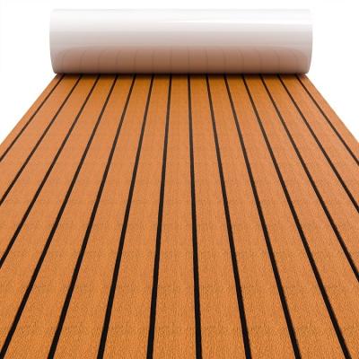 Cina s T G Tipo di installazione Decking Boat Deck Mat con schiuma EVA spazzolata e facile installazione in vendita