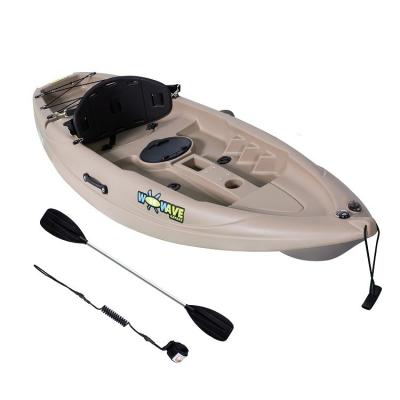 China Rotomolded Fishing Kayak with Pedals and Bubble Film Plastic Bag Package NO Inflatable for sale