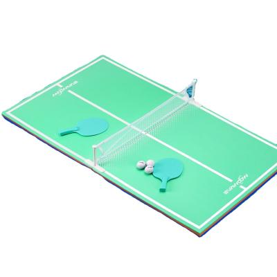 China Green Packge 2/ctn Floating Pingpong Table Tray for Water Sport Water Table Tennis for sale