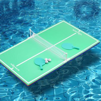 China EVA espuma de mesa flotante tenis de juego plegable mesa de juego 10KGS Peso de paquete para juegos acuáticos en venta