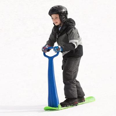 China Todos los trineos de nieve duraderos de montaña rosa/negro para niños Actividades al aire libre de invierno en venta