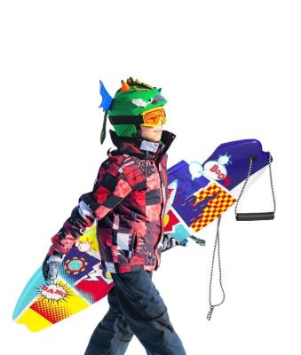 China Saison Winter Schnee ziehen Schnee Board Langlebiger Kunststoff Einzel Schnee Schlitten für Kinder Spaß zu verkaufen