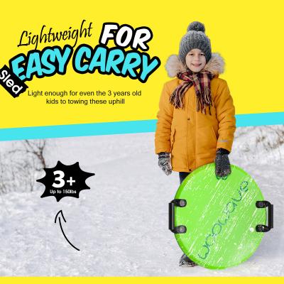 Chine Sled en mousse douce en forme ronde 21 pouces skis scooters pour enfants traîneaux de neige pour enfants snowboard à vendre