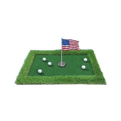 China Kooien Matten EVA Mini Golf Plaatsen Drijvend Groen Water Spelen Golf Hitting Mat voor Pool Plezier Te koop