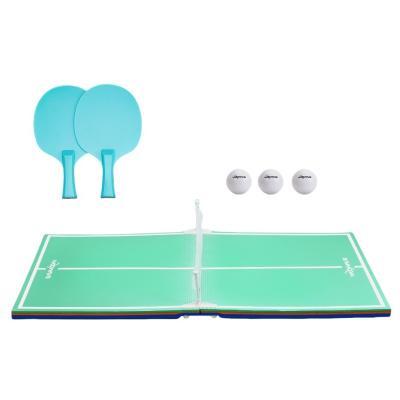 Chine OEM Logo 2024 Water Play Game Set Float EVA Tables de ping-pong Tennis pour le plaisir de la piscine extérieure à vendre