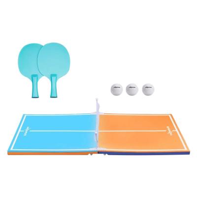 China 56' Mesa flotante de ping-pong Juego de piscina bandeja flotante con paleta y pelota en venta