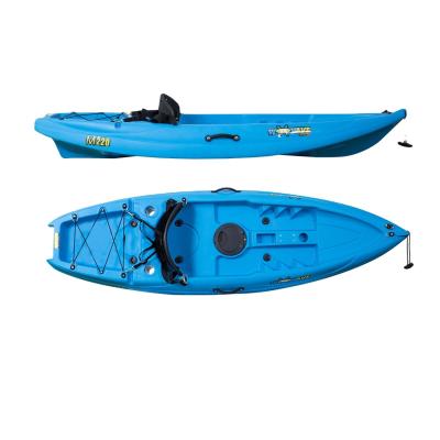 China 220*66*25cm 1 Person Kayak Family Fishing Plastic Kayak with Kayak Seat NO Inflatable for sale