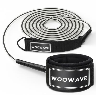 中国 WOOWAVE カスタム ロゴ/カラー 強い柔軟性 スウィーブルと足首マッチ サーフリードロープ ピンク 販売のため