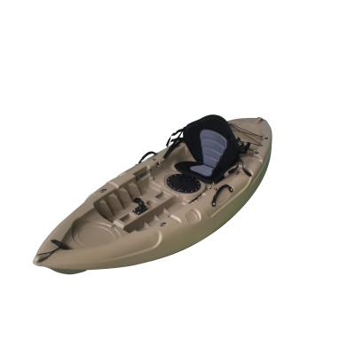 China Grey 2.7m HDPE Plastic Fishing Kayak for Touring and Rowing within 90 Characters for sale