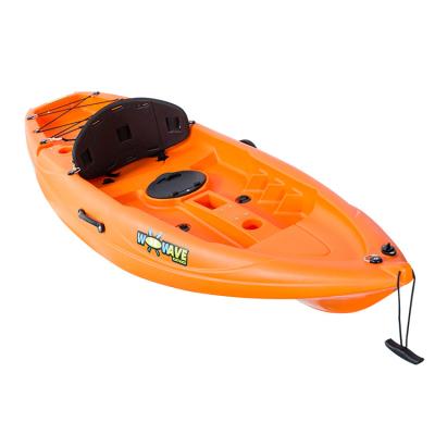 China LLDPE/HDPE Material 2.2m Orange Kayak Canoe for Water Sports and Family Fun for sale