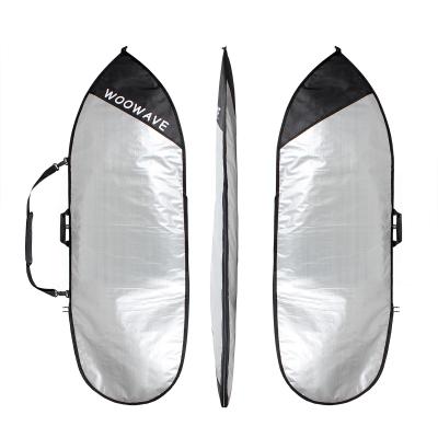 China Bolso de viaje de estilo de tabla de surf engrosado en un lado para tabla larga SUP Awakesurf Bodyboard en venta