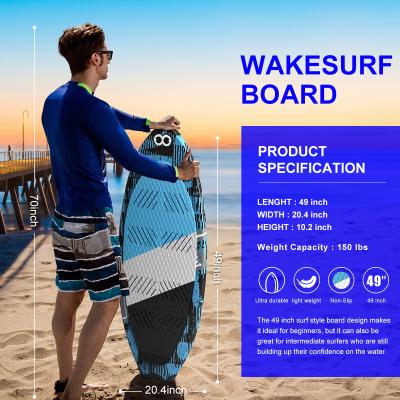 Κίνα Unisex 49' Carbon Fiber Fiberglass Stand up paddle surfing surfboard με φιν Wakesurf προς πώληση