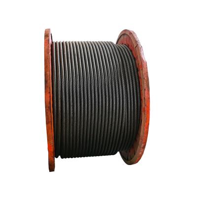 China Construction Steel Wire Rope Sling 26-40mm Round Wire Galvanized Steel Wire Rope Used in Steel Wire Lifting Machinery Galvanized Rope for sale