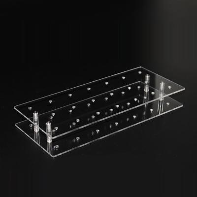 China Arcylic 21-Hole Clear Acrylic Lollipop Display Stand Perspex Cake Pop Holder Halloween Christmas Countertop Plexiglass Plexiglass for sale