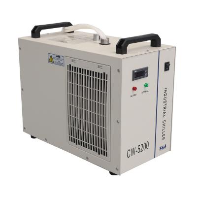 China Hotels competitive price heavy iron cuboid cutting/laser tube CO2 water chiller engraving machine 100w en venta