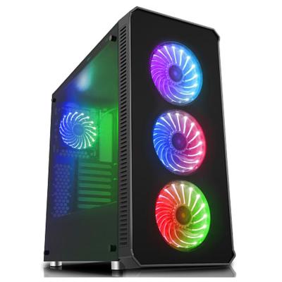 China With Side Panel Window SAMA EATX Case Fashional Big Game Cases Tempered Gaming Computer Case 3 Tempered Glasses 8 Lots for sale