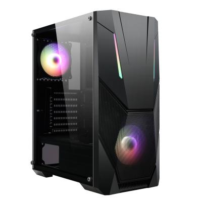 China With Side Panel Window SAMA ATX Computer Case Aluminum Alloy Desktop Computer Case OEM gabinete PC Best for sale