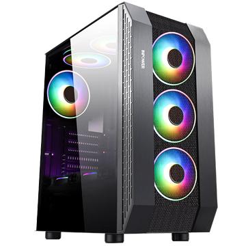 China With SAMA Full Metal Window Side Level Acrylic Side Entry Mesh Side Panel Hot Selling Gaming PC Case for sale