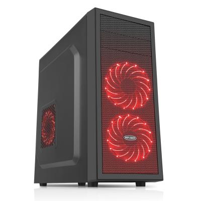 China New SAMA Conquest-1 Desktop PC Computer Case with Mesh Net for ATX ITX Good Quality PC Strong Cooling Case for sale