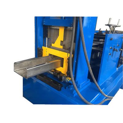 China Factory Low Price Quick Change Adjust Semi Automatic Customized Metal Steel Stud C Purlin Channel Roll Formed Machine for sale