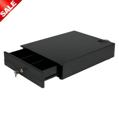 China Automatic Trigger Small Smart Mini Pos Cash Drawer Electronic HS-240 240 Metal Rj12 en venta