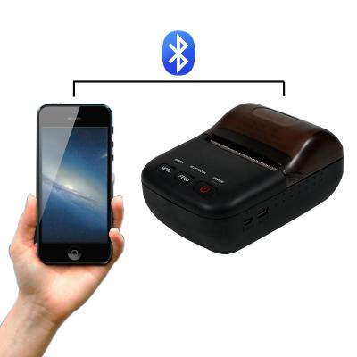 中国 48mm 58mm Android BT Portable Thermal Barcode Printer Max Black Print Method Origin Type HCC-T12BT 販売のため