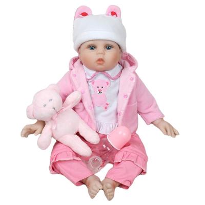 China Soft toy 22 inch ziyiui soft silicon reborn doll educational toys 2021 educational dolls for girls for sale