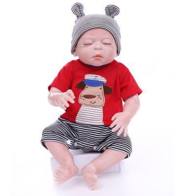 China Soft Toy ZIYIUI 18 Inches Realistic Full Body Silicone Doll Realistic Boy Toys Christmas Toys For Children for sale