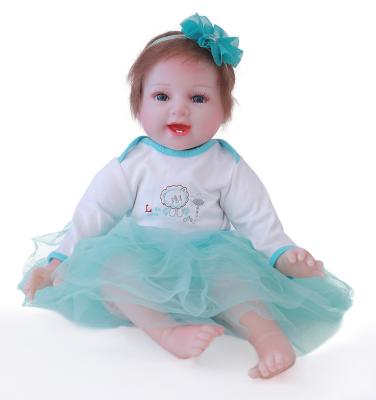 China Soft toy 55 cm silicone dolls reborn from other educational children's toys 2021 wholesale toys for sale