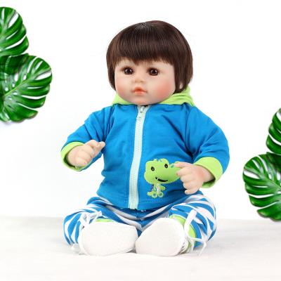 China Factory Custom Reborn Baby Dolls Soft Silicone 24 Inch Black Dolls For Children 038 for sale