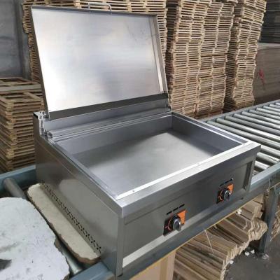 China Commercial Kitchen Stainless Steel Table Top Gas Griddle For Pancake for sale