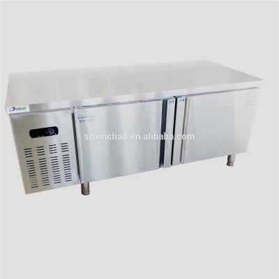 China Dimension As Customized Durable Stainless Restaurant Worktable Refrigerator Under Counter Freezer for sale