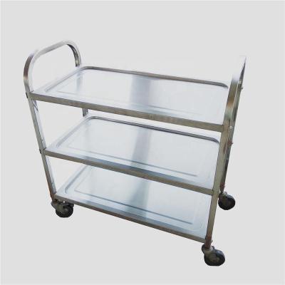 China Hotel/Restaurant/Hospital/Others 2 /3/5 Tier Stainless Steel Hotel Restaurant Food Service Cart for sale