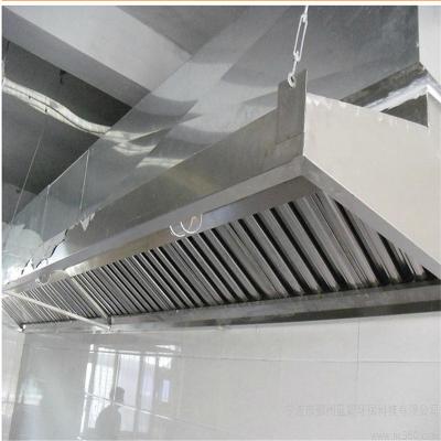 China Restaurant Stainless Steel Commercial Cooker Hood For Kitchen for sale